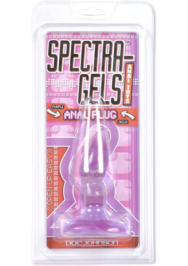 Spectragels Anal Toys Anal Plug Jelly Purple