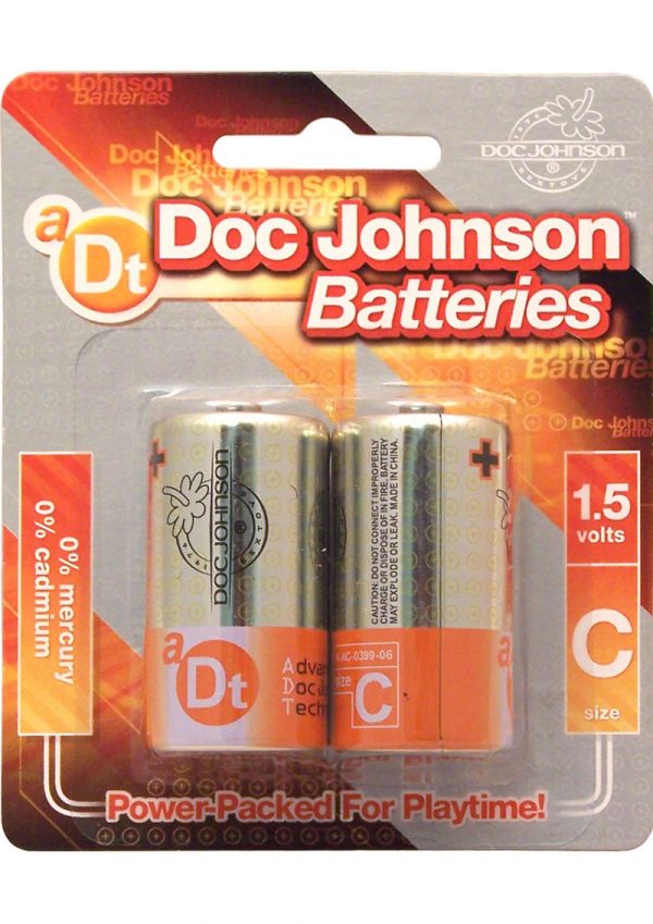 Doc Johnson Batteries C 2 Pack
