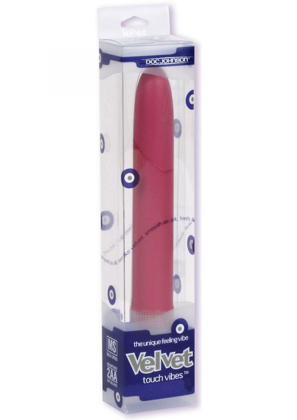 Velvet Touch Vibes 7 Inch Waterproof Dusty Rose