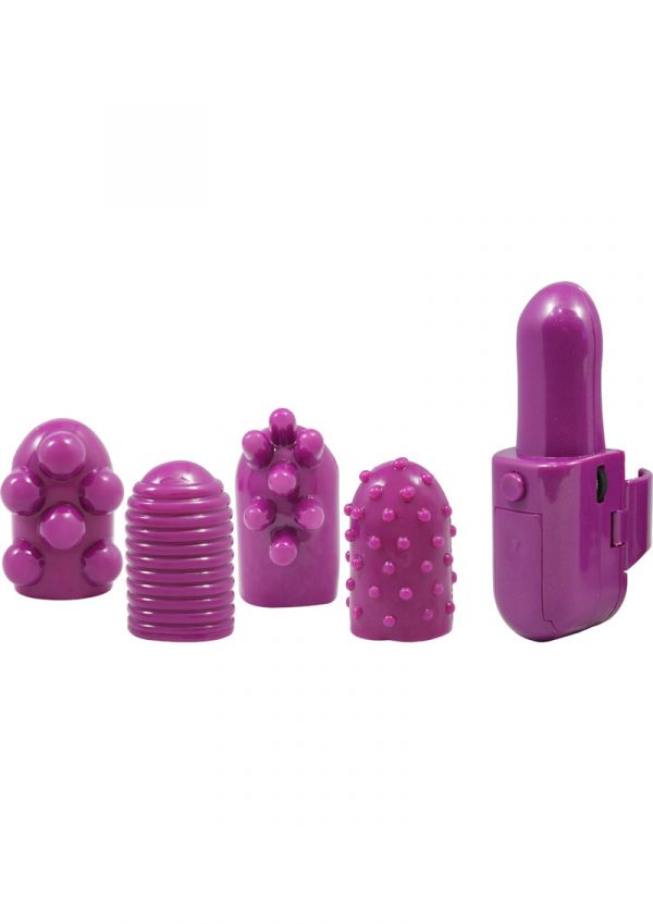 Adam and Eve 5X Finger Vibe Kit Purple