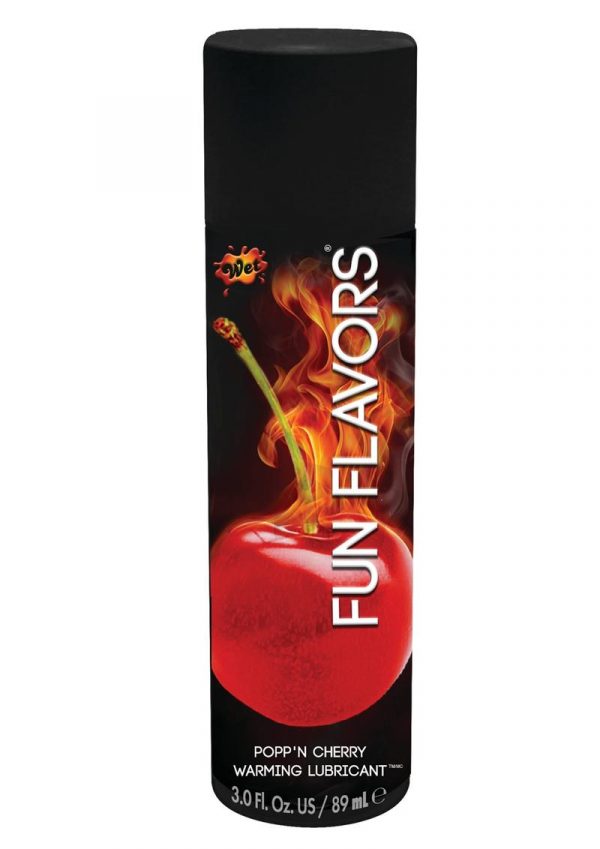 Wet Fun Flavors Poppn Cherry Warming Lube 3 Ounces