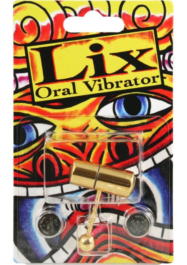 Lix Tongue Oral Vibrator Gold