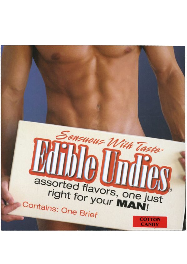 Sensuous With Taste Edible Undies Male Cotton Candy