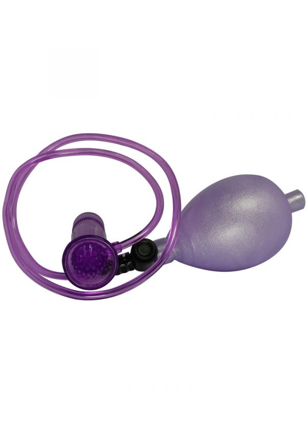 Little Lavender Clit Cuddler Pussy Pump Purple
