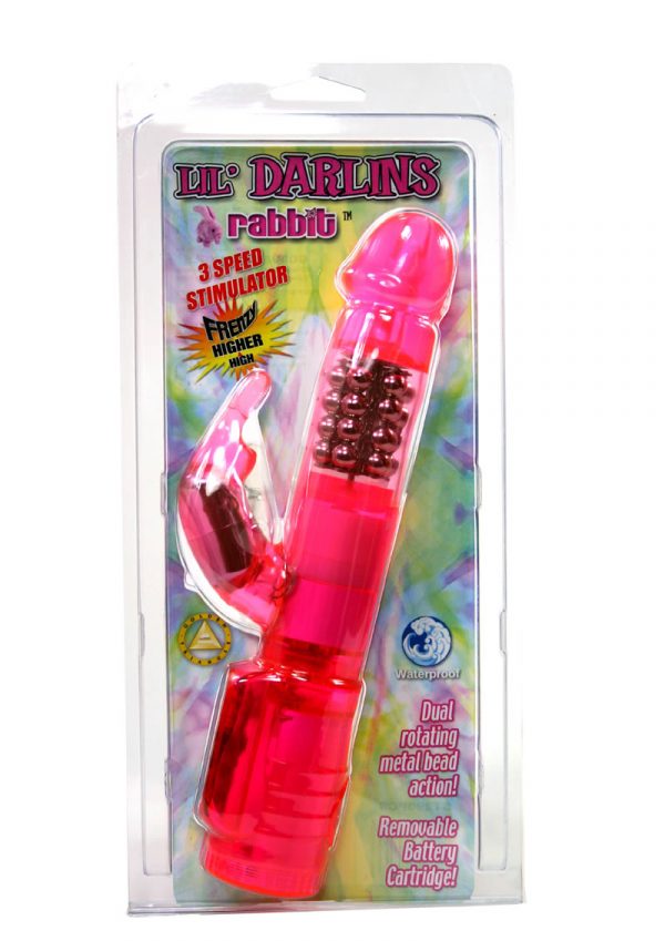 LIL DARLINS RABBIT  PINK WATERPROOF