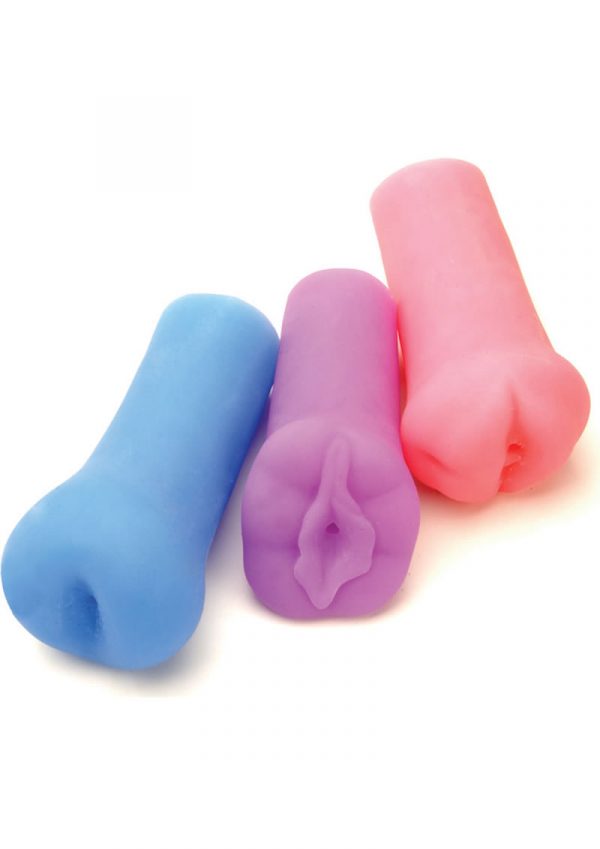 Adam And Eve CyberSkin Stroker Triplets Mouth Pussy And Ass