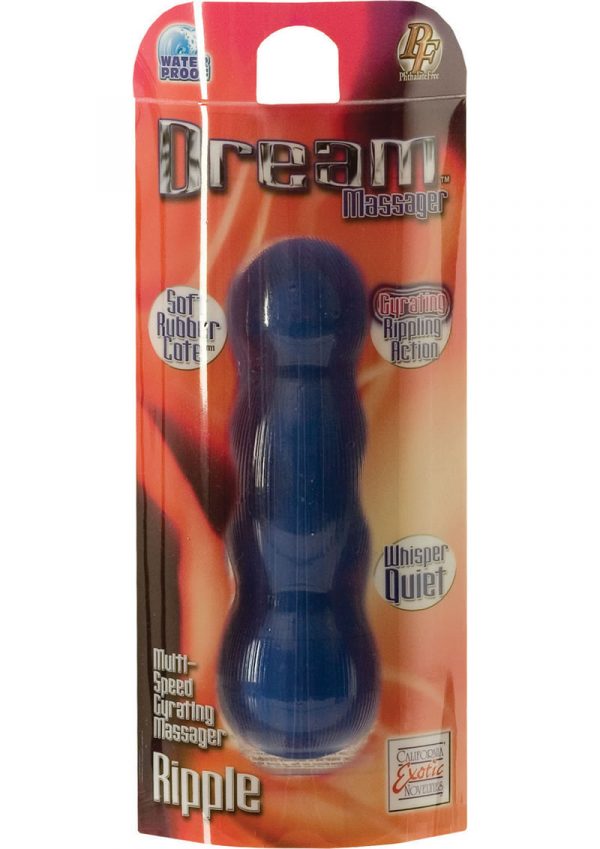 Ripple Dream Massager 5.5 Inch Waterproof Blue