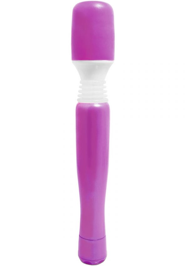 Mini Wanachi Silicone Massager Waterproof 8.25 Inch Purple