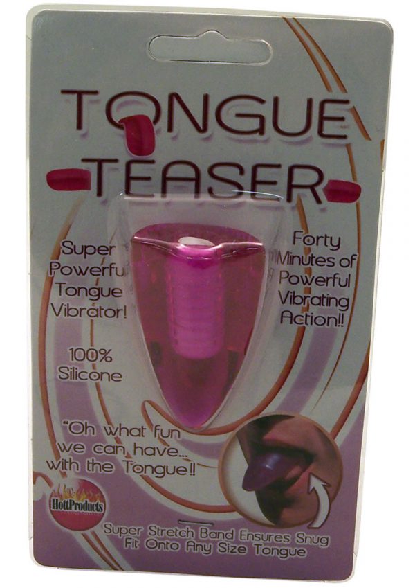 Tongue Teaser Silicone Oral Vibrator Purple