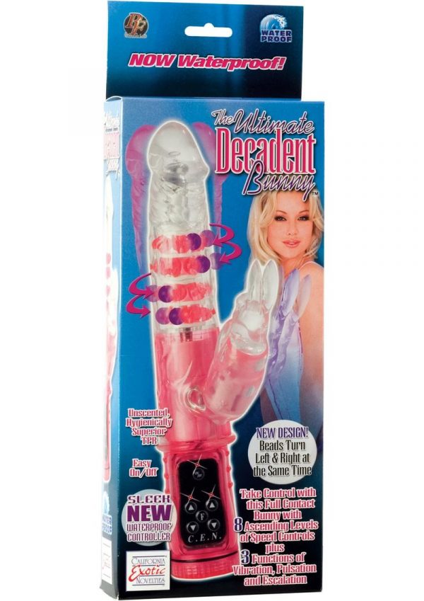 THE ULTIMATE DECADENT BUNNY WATERPTOOF 5.5 INCH PINK
