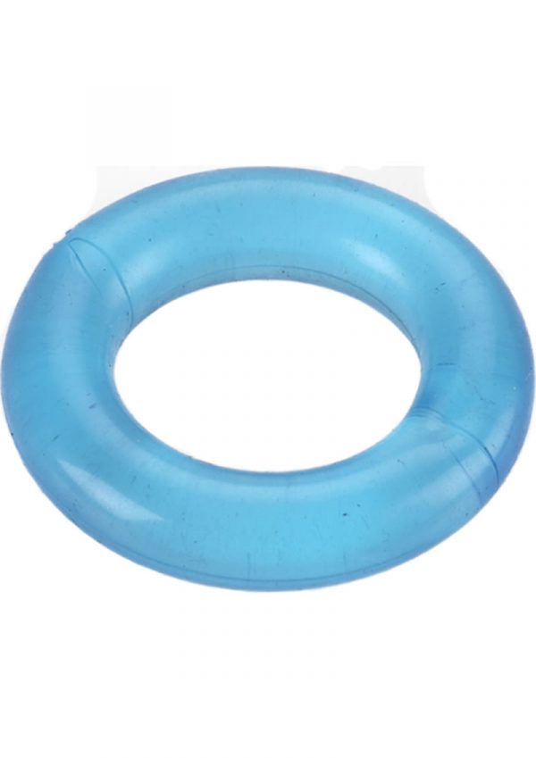 Elastomer Relaxed Fit Cock Ring Blue