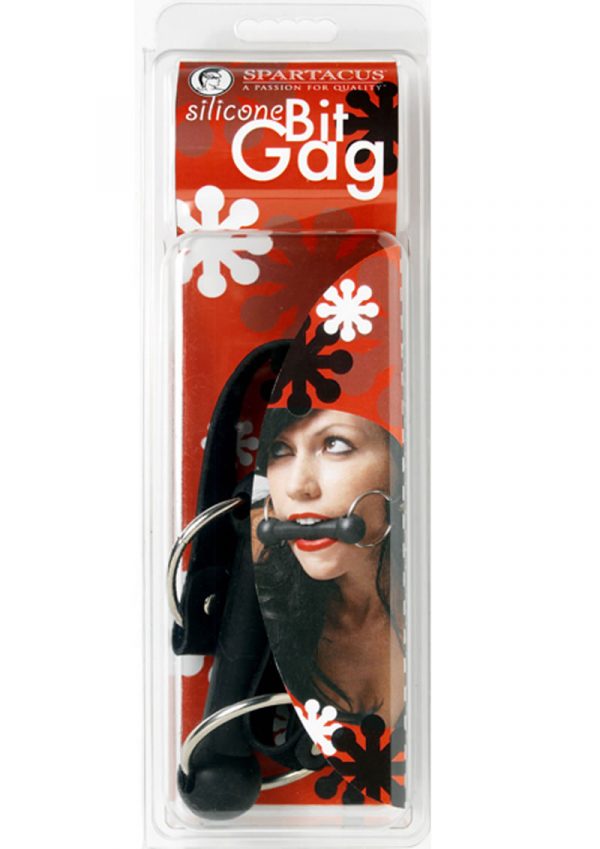 Silicone Bit Gag Black