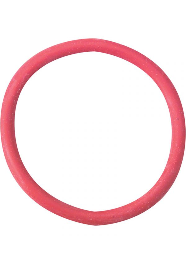 Rubber Cock Ring 2 Inch Red