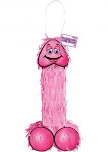 Bachelorette Party Favors Pecker Pinata 18 Inch Pink