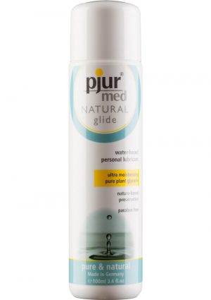 Pjur Med Natural Glide Water Based Lubricant 3.4 Ounce