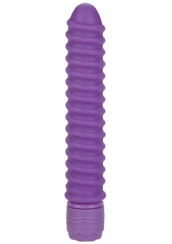 SHANES WORLD SORORITY SCREW VIBE SILICONE 5 INCH PURPLE