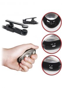 Fetish Fantasy Shock Therapy Nipple Clamps Black