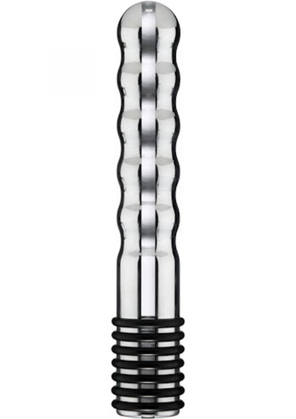 ElectraStim Wave Electro-Sex Textured Dildo Metal