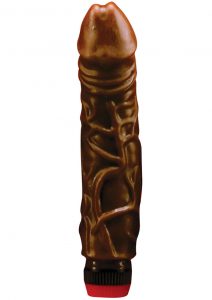 Jelly Chocolate Dream No 2 Vibrator 8 Inch Brown