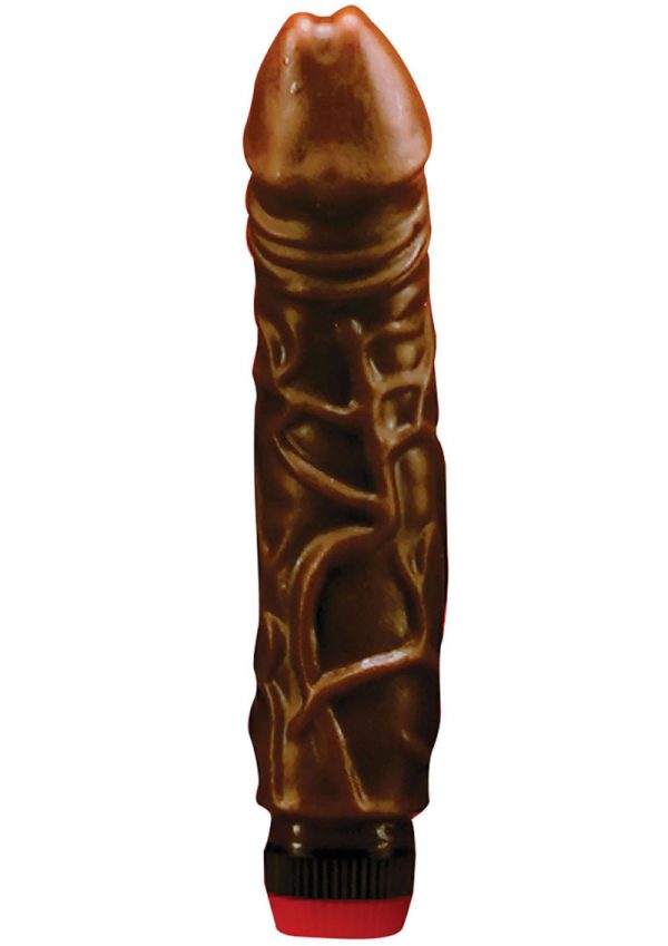 Jelly Chocolate Dream No 2 Vibrator 8 Inch Brown