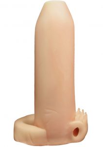 Doctor Loves Deemun Penis Girth Enhancer Vibrating 6 Inch Flesh