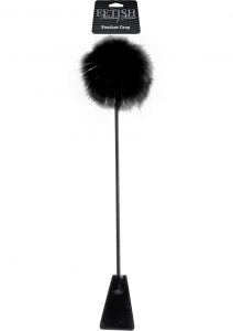 Fetish Fantasy Series Limited Edition Feather Crop Black