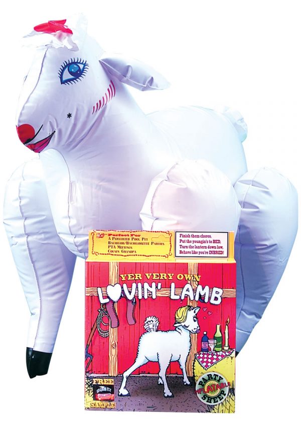 Lovin Lamb Yer Very Own Inflatable Party Sheep