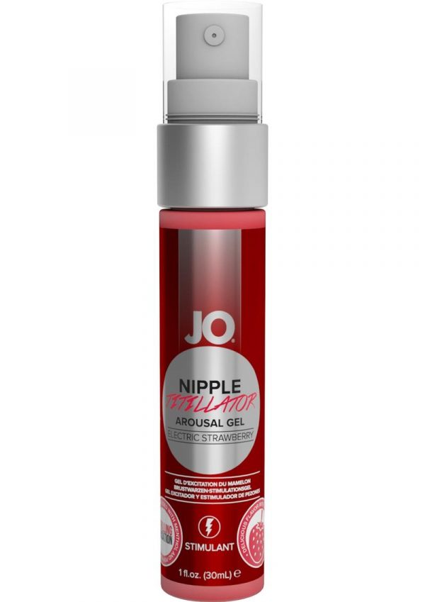 Jo Nipple Tittilator Arousal Gel Strawberry 1oz