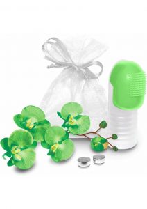 Fuzu Fingertip Massager Silicone Waterproof Neon Green