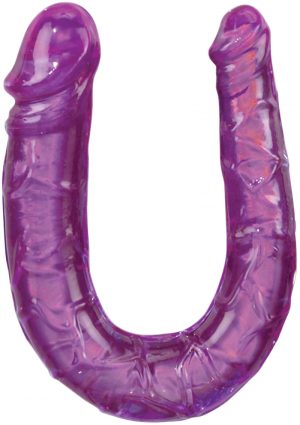 Lucky Lady Dual Stimulator 12 Inch Purple