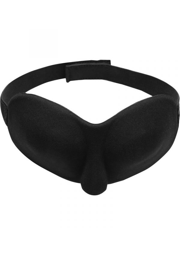 Frisky Deluxe Black-out Blindfold Black