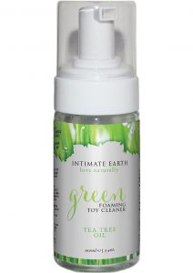 Intimate Earth Green Foaming Toy Cleaner Tea Tree Oil 3.4 Ounces