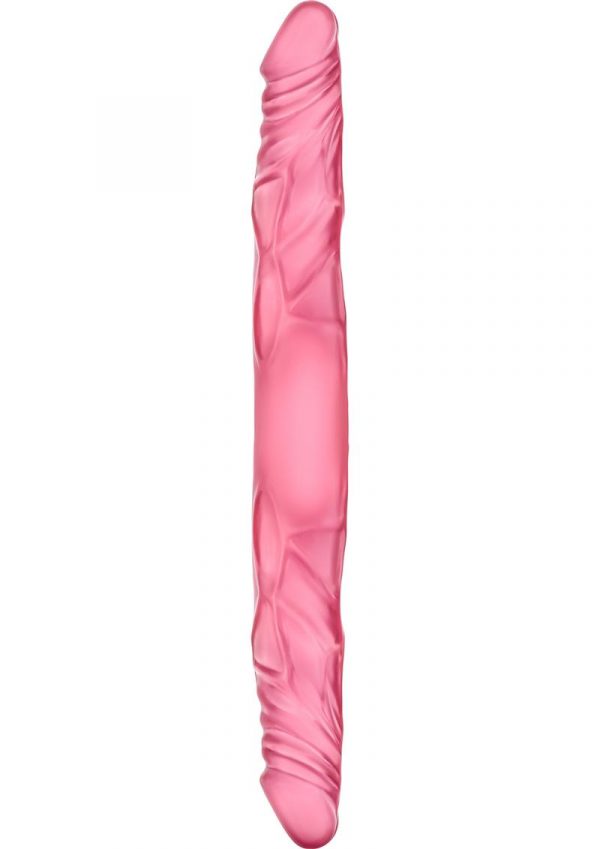 B Yours Double Dildo Jelly Pink 14 Inches