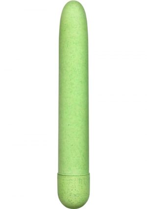 Gaia Eco Biodegradable Vibrator Waterproof Green 7 Inch