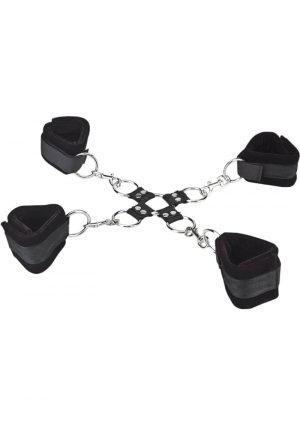 Lux Fetish Hogtie Set 5 Piece Black