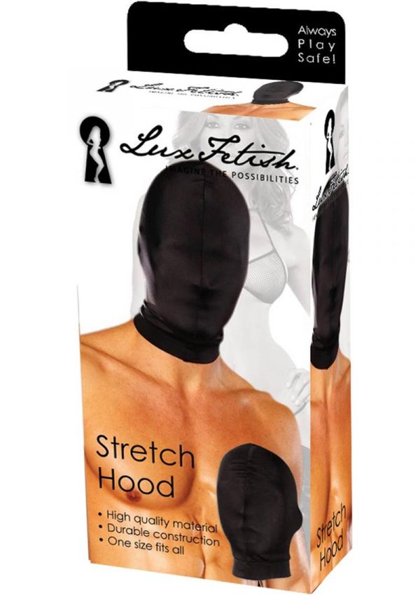 Lux Fetish Stretch Hood Black One Size Fits All