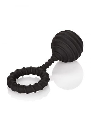 Colt Weighted Ring Large Silicone Black