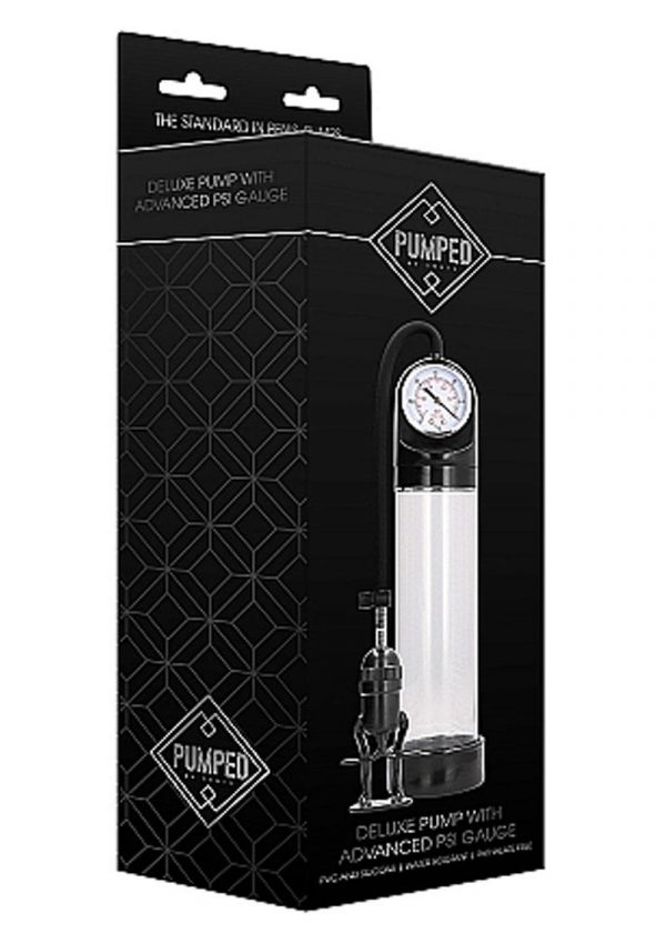 Pumped By Shots Deluxe Pump With Advanced PSI Gauge Clear