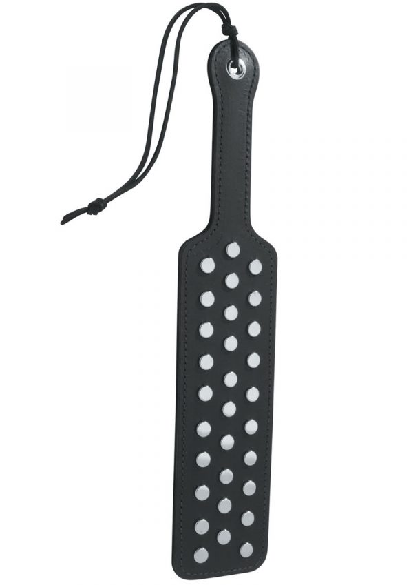 Studded Frat Paddle 16.5 Inch Black