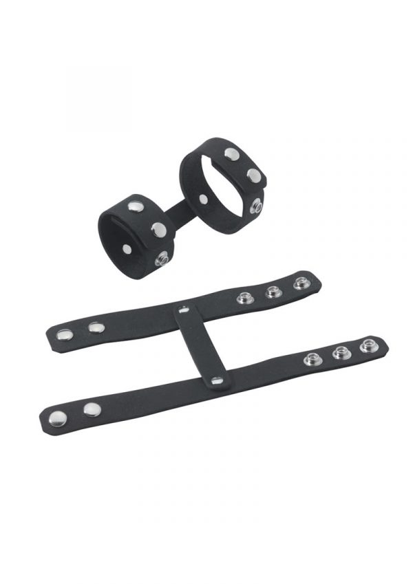Under And Over Ball Divider Leather Black