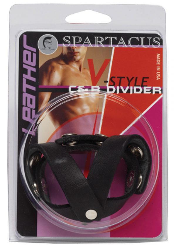 C And B Divider Oiltan V Style Ball Divider Leather Black