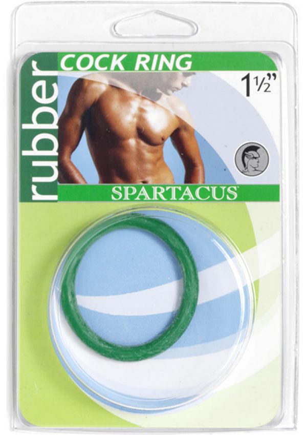 Rubber Cock Ring 1.5 Inch Green