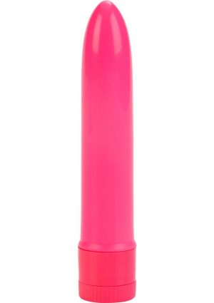 MINI NEON VIBES MULTI SPEED VIBRATOR 4.6 INCH PINK