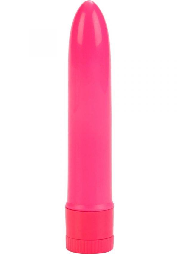 MINI NEON VIBES MULTI SPEED VIBRATOR 4.6 INCH PINK