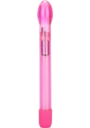 SLENDER TULIP WAND 6.75 INCH PINK