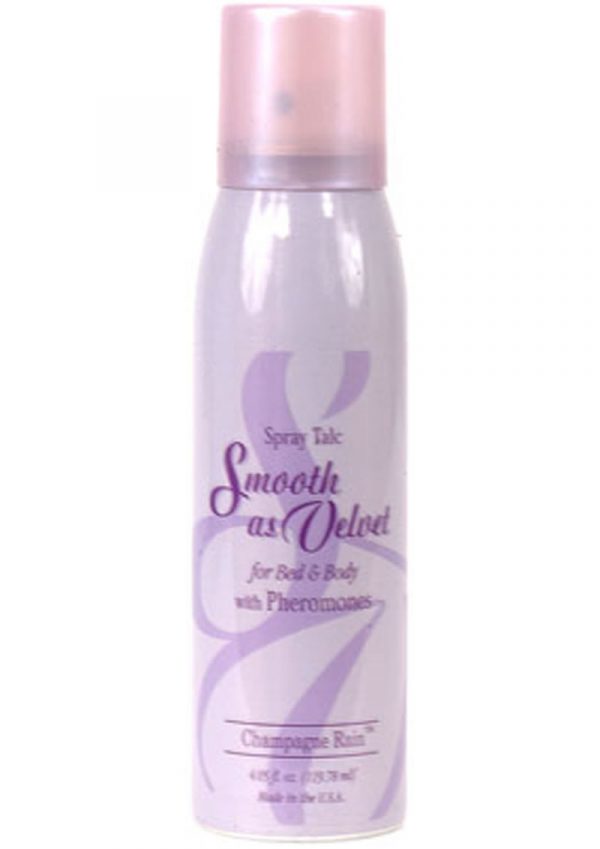 Smooth As Velvet Spray Talc With Pheromones Champage Rain 4.05 Ounce