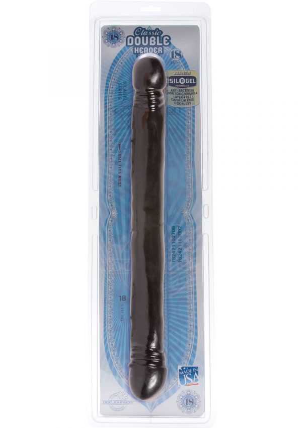 Smooth Double Header 18 Inch Black
