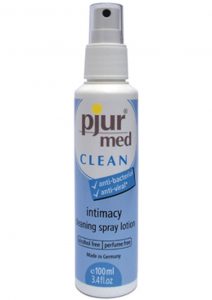 Pjur Med Clean Toy Cleaner Or Intimacy Cleaning Spray Lotion 3.4 Ounce