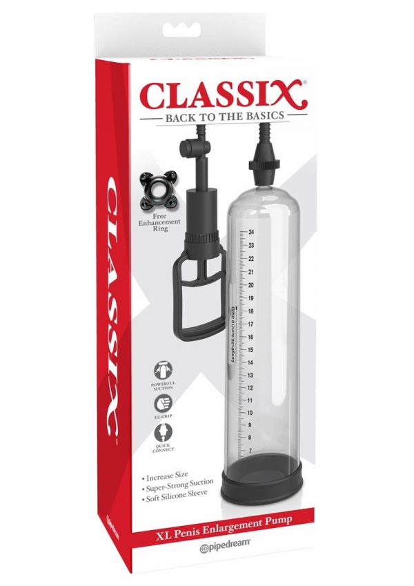 Pipedream Classix Penis Enlargement Pump Clear XL