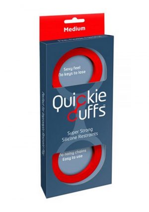 Quickie Cuffs Silicone Red Medium